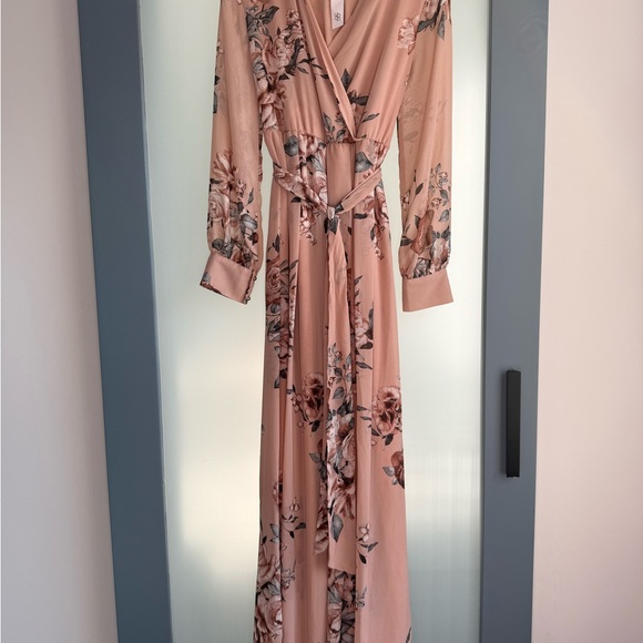 Baltic Born Floral Maxi Dress in Pink and Purple - Picture 1 of 7